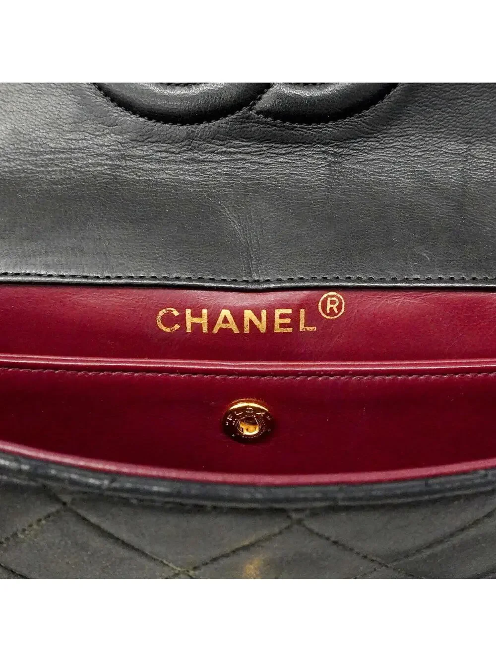 Chanel Vintage Cc Chain Flap Bag #287629C41B